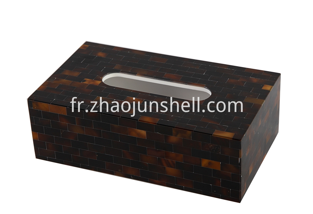 pen shell tissue box